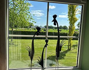 Uitzicht vanuit het raam van Vakantiehuisje in Enschede, natuur en rust.