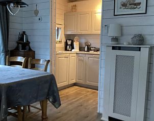 Eetkamer en keuken in vakantiehuis in Markelo, Twente, Overijssel.