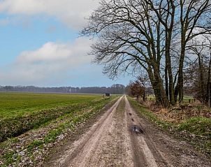 Modern bathroom with spacious shower in Holiday home in Usselo, Twente, near the bedroom.