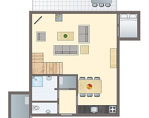 Guest house 523106 - Bungalow Twente - Landgoed De Elsgraven | 4-6-persoons bungalow | 4-6C1