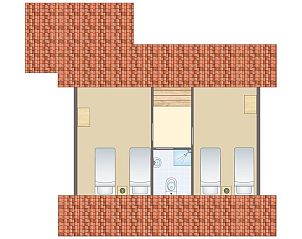 Guest house 523111 - Bungalow Twente - Landgoed De Elsgraven | 6-persoons bungalow | 6C2