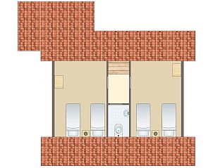 Verblijf 523114 - Bungalow Twente - Landgoed De Elsgraven | 6-persoons bungalow | 6C1