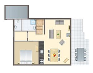 Guest house 523121 - Bungalow Twente - Landgoed De Elsgraven | 6-persoons bungalow | 6CE