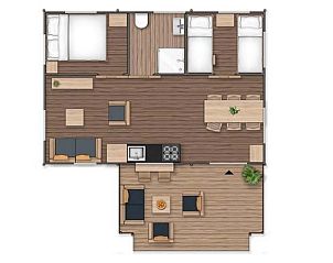 Verblijf 523442 - Vakantiewoning Twente - Safarilodge Deluxe