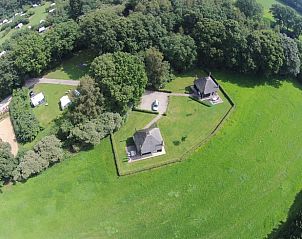 Luchtfoto van Vakantiehuis in Notter, omgeven door natuur in Twente, Overijssel.