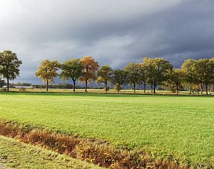 Weids landschap rondom Huisje in Tubbergen, vakantiehuis in Twente, Overijssel.