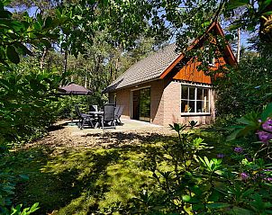 Plattegrond van begane grond in Boshuus Comfort Plus vakantiehuis, Deurningen, Twente, Overijssel.