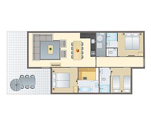 Verblijf 524260 - Bungalow Twente - Sallandse Heuvelrug | 6-persoons woning | 6L