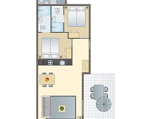 Sallandse Heuvelrug 4-persoons woning 4C in Hoge Hexel, moderne bungalow met terras in groene omgeving.