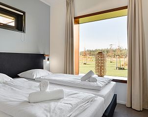 Gemtliches Doppelzimmer im Sallandse Heuvelrug 8-Personen-Haus 8B, Hoge Hexel, Twente, mit viel Tageslicht.