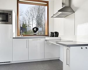 Stilvolle Kche im Sallandse Heuvelrug 8-Personen-Ferienhaus in Hoge Hexel, Twente, Overijssel mit modernen Gerten.