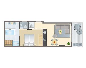 Verblijf 524282 - Bungalow Twente - Sallandse Heuvelrug | 2-persoons woning | 2ELW