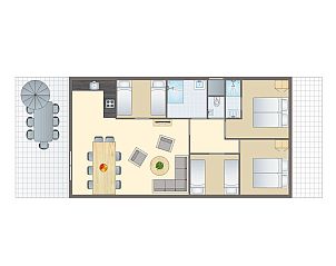 Verblijf 524284 - Bungalow Twente - Sallandse Heuvelrug | 8-persoons woning - Breed toegankelijk