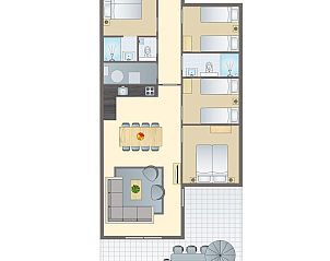 Verblijf 524285 - Bungalow Twente - Sallandse Heuvelrug | 8-persoons woning | 8C