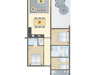 Verblijf 524289 - Bungalow Twente - Sallandse Heuvelrug | 6-persoons woning | 6C