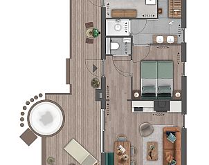 Verblijf 526848 - Vakantiewoning Twente - Spa lodge met hottub & interne sauna | 2 pers