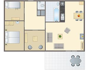 Unterkunft 5302150 - Bungalow Salland - Twenhaarsveld | 4-persoons kinderbungalow | 4CK