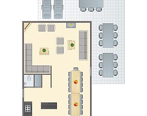 Unterkunft 5302157 - Bungalow Salland - Twenhaarsveld | 18-persoons reuniebungalow | 18C