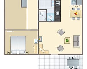 Unterkunft 5302159 - Bungalow Salland - Twenhaarsveld | 2-persoons hondenbungalow | 2CD