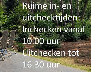 Das Ferienhaus in Holten bietet grozgige Check-in und Check-out Zeiten in der Natur von Salland, Overijssel.