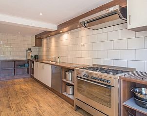 Moderne keuken in Huisje in Hellendoorn, vakantieaccommodatie in Overijssel.