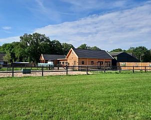 Uitzicht op Huisje in Hellendoorn, omgeven door natuur in Salland, Overijssel.
