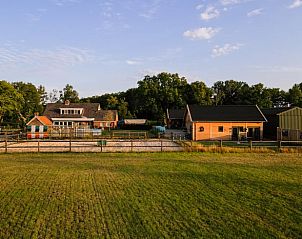 Panoramisch uitzicht op Huisje in Hellendoorn en omgeving in Salland, Overijssel.