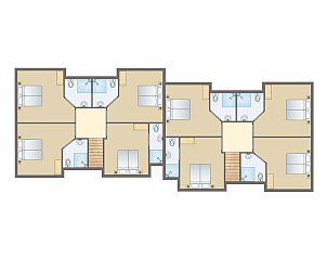 Unterkunft 533272 - Bungalow Salland - Landgoed De Hellendoornse Berg | 24-persoons bungalow - Extr