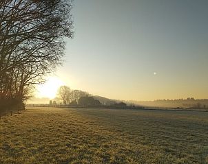Ochtendgloren bij Vakantiehuisje in Wesepe, serene start van de dag in Salland, Overijssel.