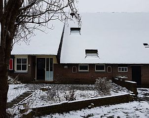 Winterliche Atmosphre im Ferienhaus in Lettele, verschneit in Salland.