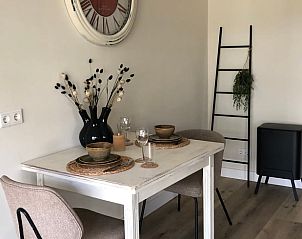 Gemtliches Esszimmer in Cottage in Lettele, Ferienhaus in Lettele, Overijssel.