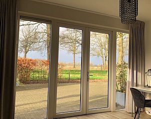 Blick auf den Garten vom Huisje in Lettele, Ferienhaus in Lettele, Overijssel.