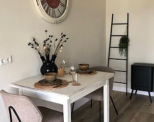 Gemtliches Esszimmer in Cottage in Lettele, Ferienhaus in Lettele, Overijssel.