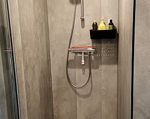 Begehbare Dusche im Ferienhaus in Lettele, Salland, Overijssel fr ein luxurises Erlebnis.