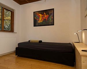 Zweites Schlafzimmer mit Einzelbett im Ferienhaus in Dalfsen, gemtlich und komfortabel in Overijssel.