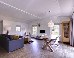 Keuken in Vakantiehuis 4-persoons bos in Dalfsen, voorzien van moderne apparatuur en veel werkruimte in de Vechtstreek, Overijssel.