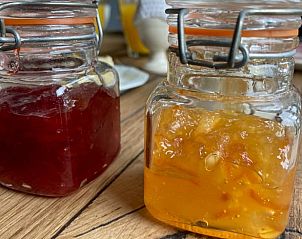 Leckere Marmelade zum Frhstck im Ferienhaus in Dalfsen, Vechtstreek, Overijssel.