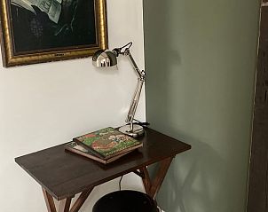 Writing table in Cottage in Dalfsen, vacation accommodation in Vecht region, Overijssel.