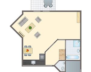 Unterkunft 542329 - Bungalow Vechtstreek - De Vlegge | 4-persoons bungalow | 4B1