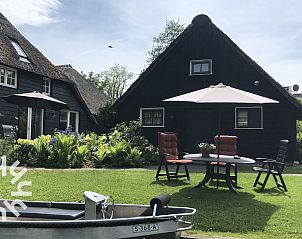 OV269 vakantiehuis in Giethoorn met rieten dak en tuin in Noordwest Overijssel, Overijssel.