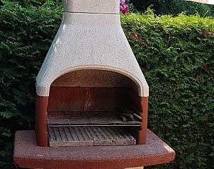 Buitenbarbecue bij Huisje in De Pol, ideaal vakantiehuis voor buitenactiviteiten in Noordwest Overijssel, Overijssel.