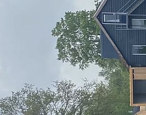 Buitenkant van Vakantiehuis in Wanneperveen, Overijssel, omgeven door weelderige natuur en rustieke charme.