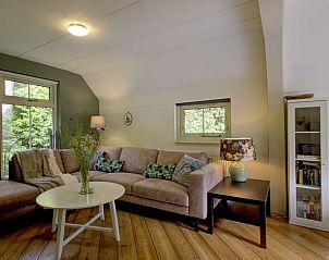 Decoratieve planten in Huisje in IJhorst, vakantiehuis met groene accenten in Noordwest Overijssel, Overijssel.