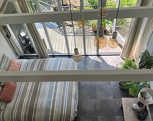 Uitzicht vanuit de slaapkamer in Vakantiehuisje in Tuk, omgeven door natuur in Noordwest Overijssel.