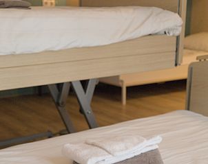 Comfortabele slaapkamer in vakantiehuis OV635, Blokzijl, Overijssel.