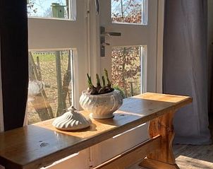 Landelijk uitzicht vanuit Vakantiehuisje in Basse, Noordwest Overijssel, met een rustgevende sfeer.