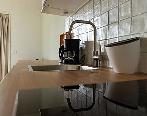 Stijlvolle keuken in Huisje in Abcoude, gelegen in het rustige Utrecht noord.