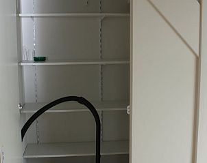 Opbergruimte in Huisje in Abcoude, vakantiehuis in Utrecht noord, met praktische indeling.