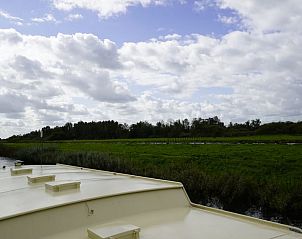 Panoramisch uitzicht vanaf het dak van Huisje in Vinkeveen, vakantiehuis in Utrecht noord, Utrecht.
