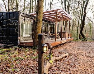 Zijaanzicht van Huisje in Amersfoort, vakantieaccommodatie in Utrecht noord.